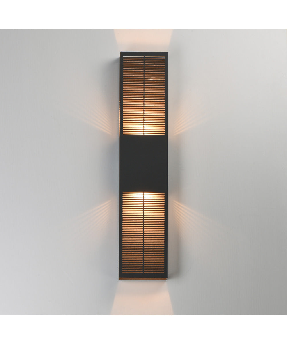 Grate 30 inch LED Outdoor Wall Sconce Architectural Bronze