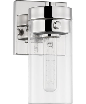 Intersection 1-Light Vanity & Wall Polished Nickel
