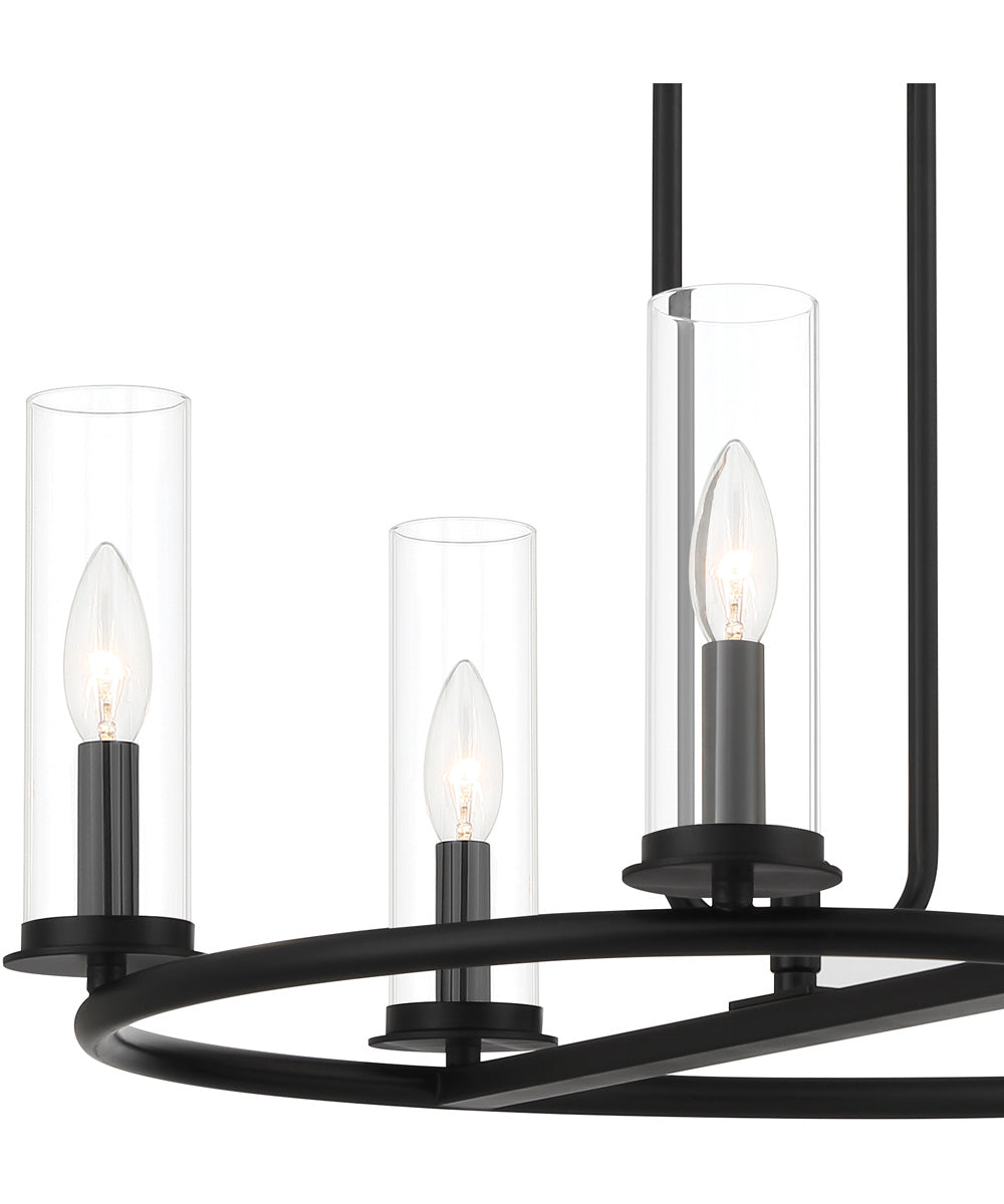 Hudson Heights 5 Light Chandelier Matte Black