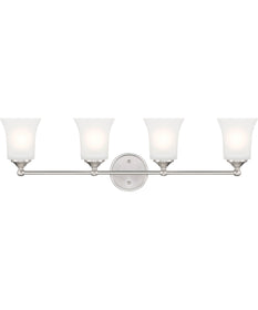 Bronson 4 Light Vanity Brushed Nickel