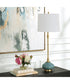 Kaimana Aged Blue Buffet Lamp