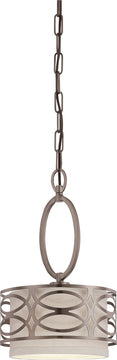 9"W Harlow 1-Light Pendant Hazel Bronze