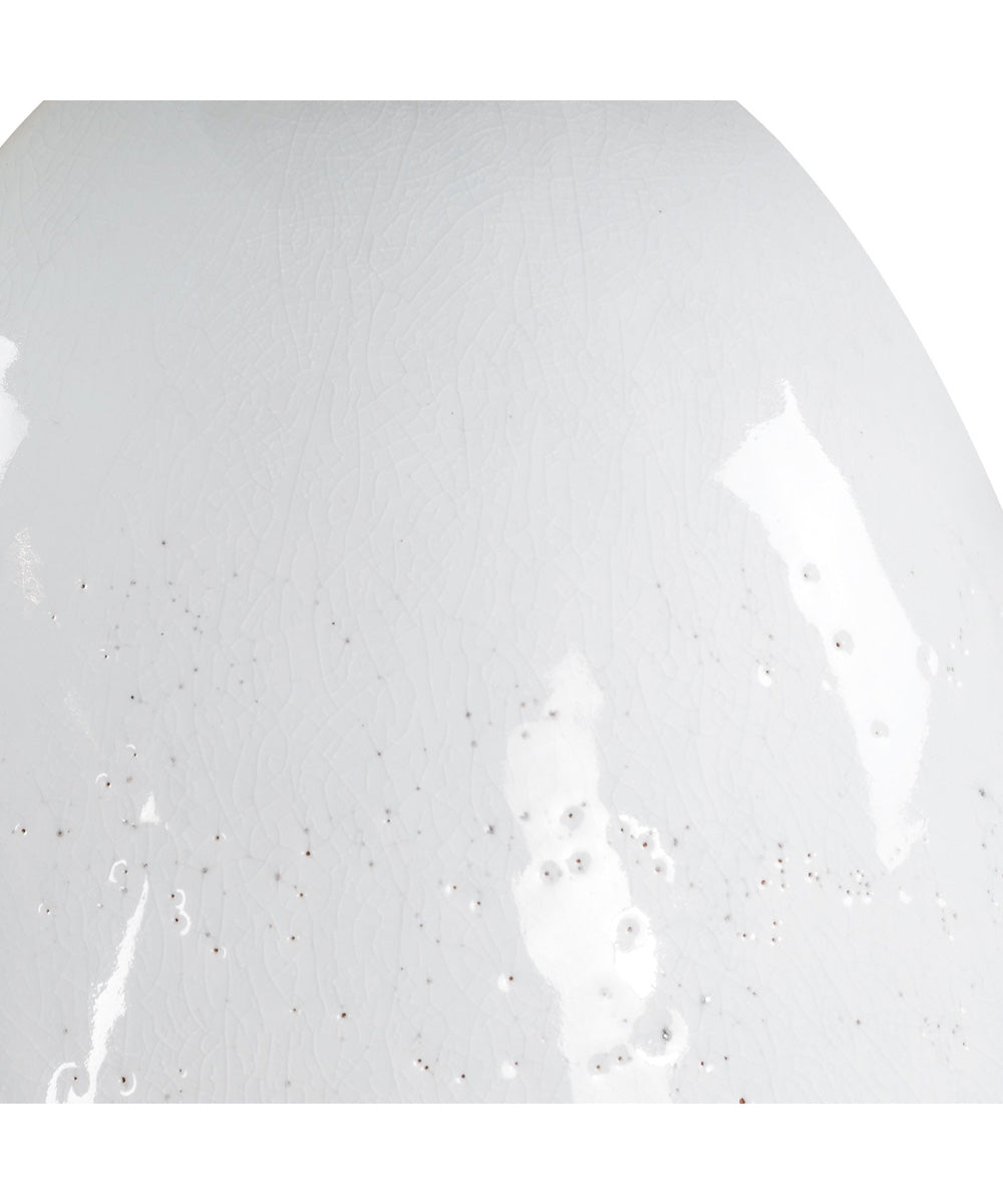 Avery White Glaze Table Lamp