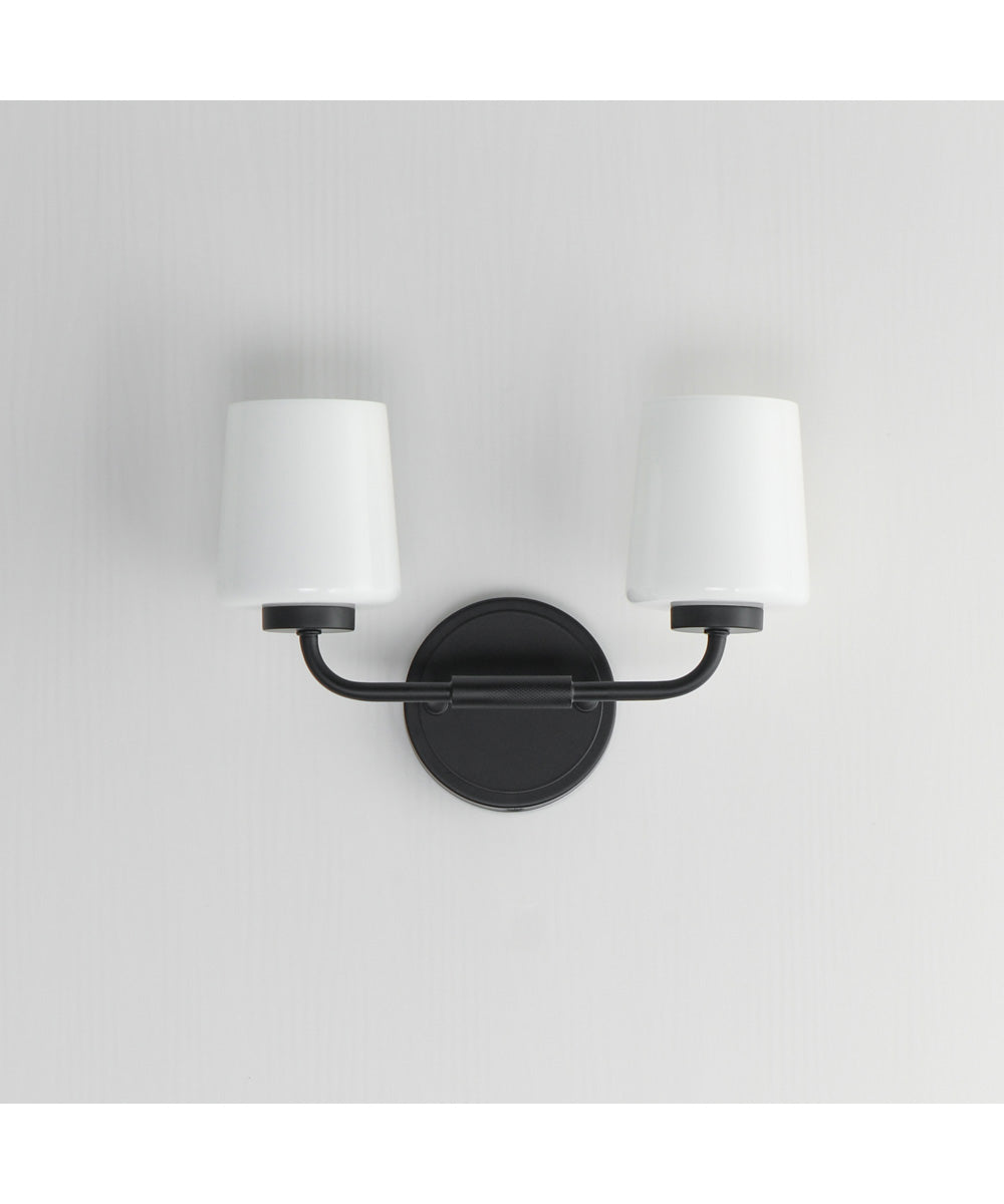Durham 2-Light Sconce Black
