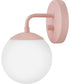 Julep 1-Light Medium Single Light Sconce in Rose