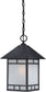10"W Drexel 1-Light Outdoor Stone Black
