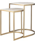Lindon Travertine Nesting Tables Set of 2