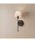 Irena 1-light Wall Sconce Matte Black