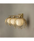Flora 3-Light Vanity Buffed Gold