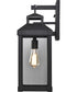 Corning 1-Light Outdoor Matte Black