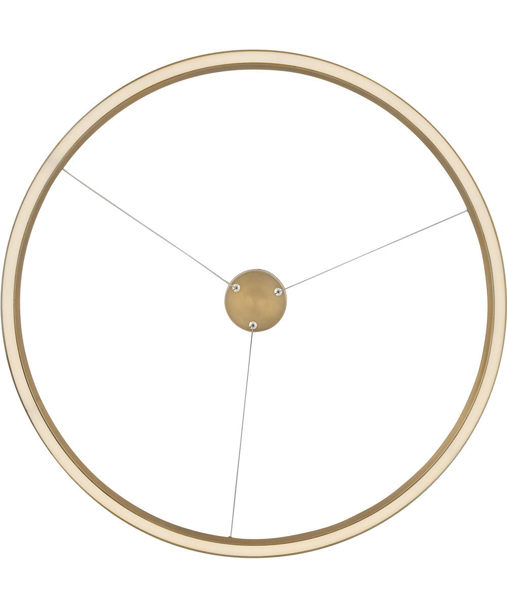 Kenna LED-Light Medium Single Tier in Lacquered Brass