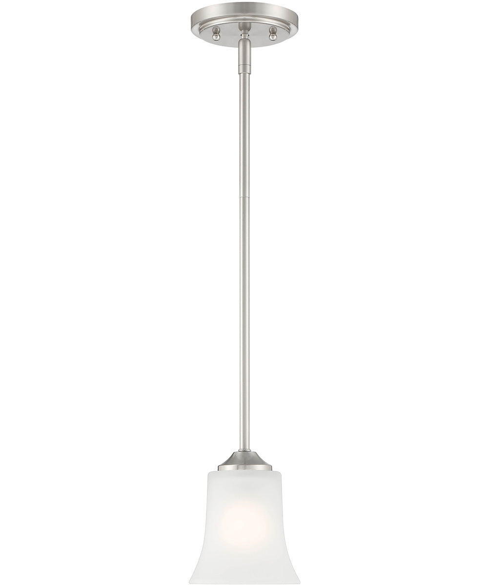 Bronson 1 Light Pendant Brushed Nickel