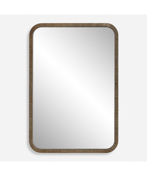 22x32" Wall Mirror in Antique Gold Textured