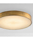 Floe 1-light LED Ceiling Flush Mount Brushed Brass