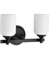 Solara 2-Light Vanity & Wall Matte Black