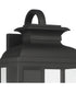 Milton 2 Light Wall Lantern Black