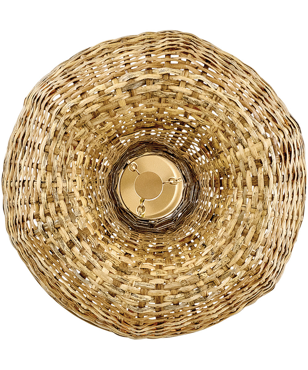 Sanibel 3-Light Large Convertible Pendant in Lacquered Brass