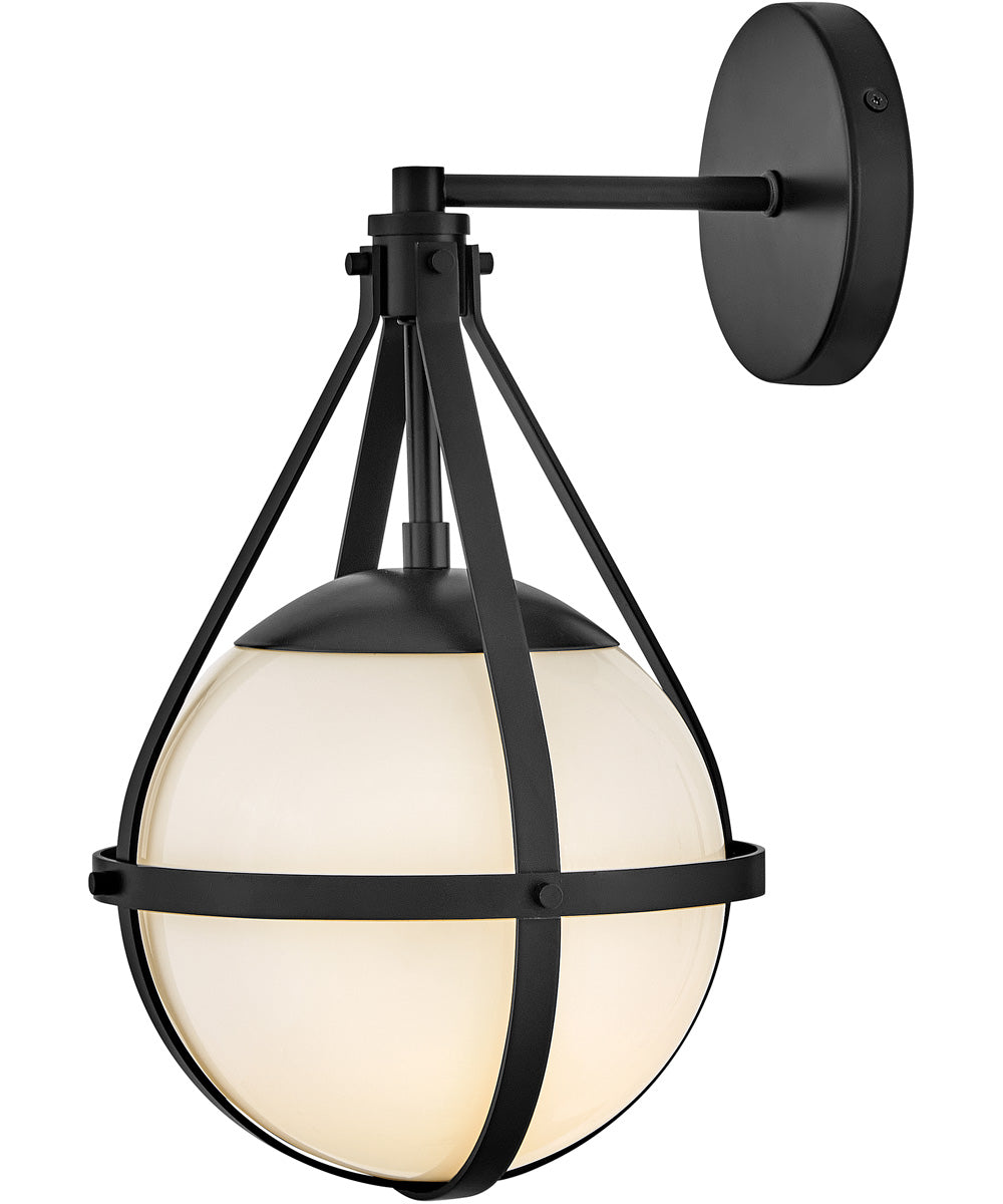 Colby 1-Light Small Single Light Sconce in Black