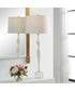 Helena Slender White Table Lamp