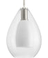 Carillon 1-Light Contemporary Pendant Brushed Nickel