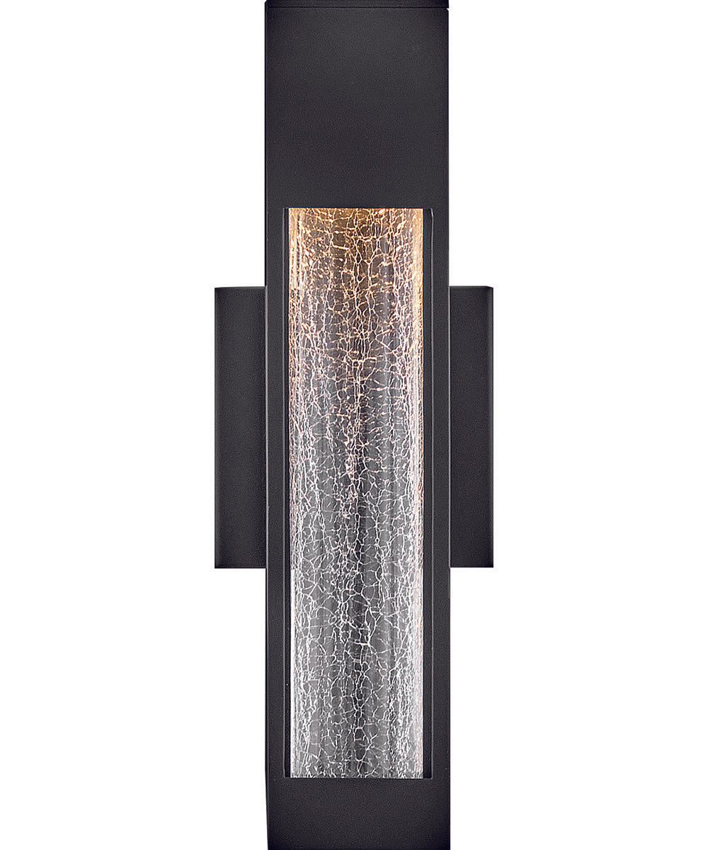 Vapor 1-Light Small Wall Mount Lantern in Black