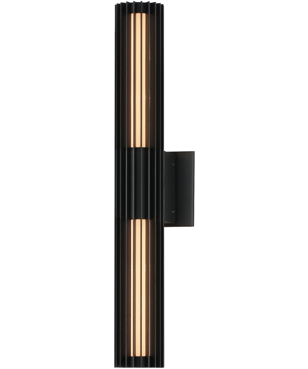 Citadel 24 inch LED Outdoor wall sconce Black