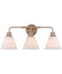 Pleated II 3-Light Lighting Premium Bronze