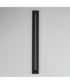 Fosso 47 inch LED Outdoor Wall Sconce - 5cct Black