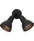 Flood Light 2-Light Outdoor Lighting Dark Textured Bronze