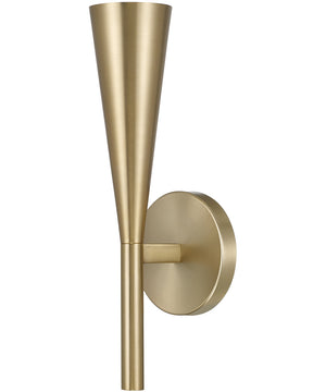 Levi 1-Light Sconce Matte Brass