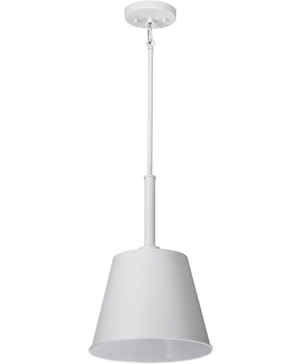 Alexis 1-Light Pendant Matte White
