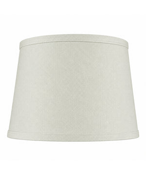 Hardback Premiere Shallow Drum Lamp Shade 10x12x8 Light Oatmeal