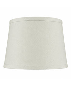 Hardback Premiere Shallow Drum Lamp Shade 10x12x8 Light Oatmeal