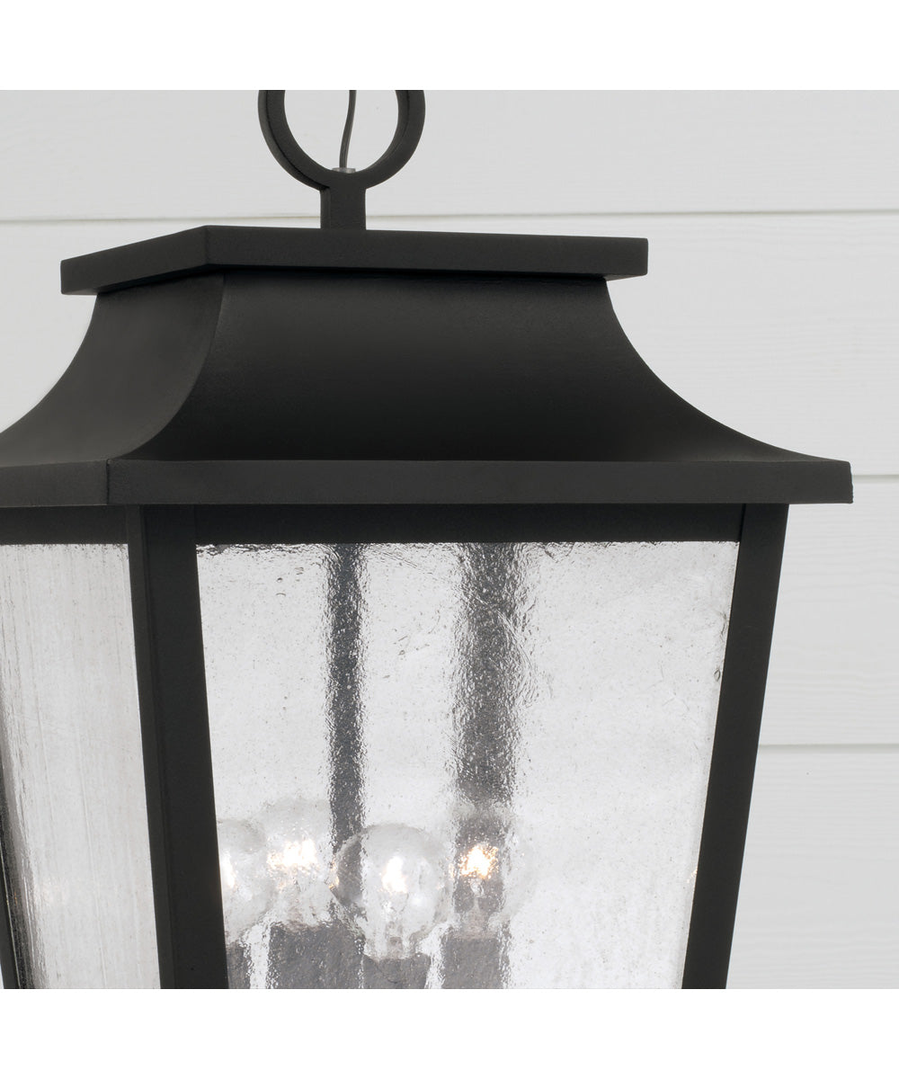 Chandler 4-Light Outdoor Hanging-Lantern Black