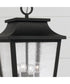 Chandler 4-Light Outdoor Hanging-Lantern Black