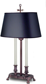 28"H 3-Way Desk Lamp Antique Old Bronze