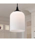 Solara 1-Light Pendant Matte Black