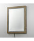 Sawyer 24 inchx32 inch Oak Framed LED Mirror Oak