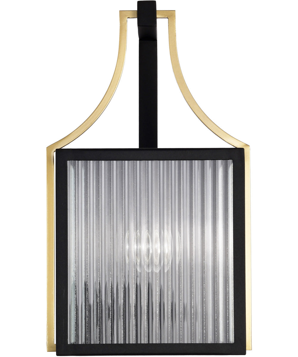 Holden 1-Light Outdoor Black / Gold