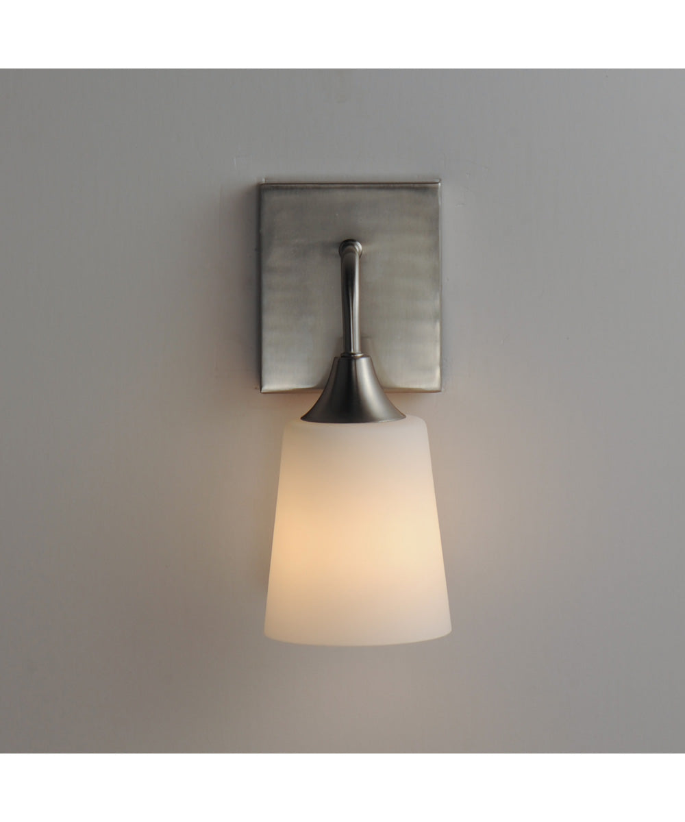 Hudson 1-Light Sconce Satin Nickel
