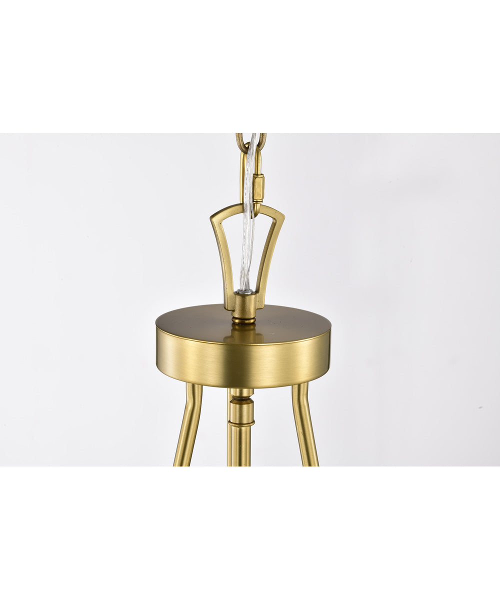 Boliver 3-Light Pendant Vintage Brass