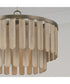Jada 1-Light Semi-Flush Dark Brass