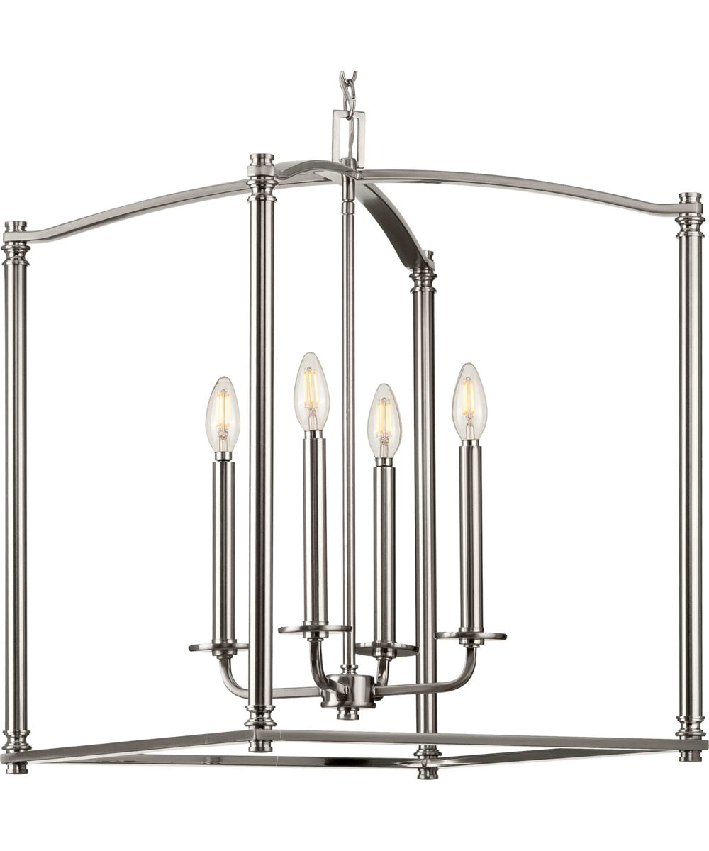 Winslett 4-Light Foyer Brushed Nickel