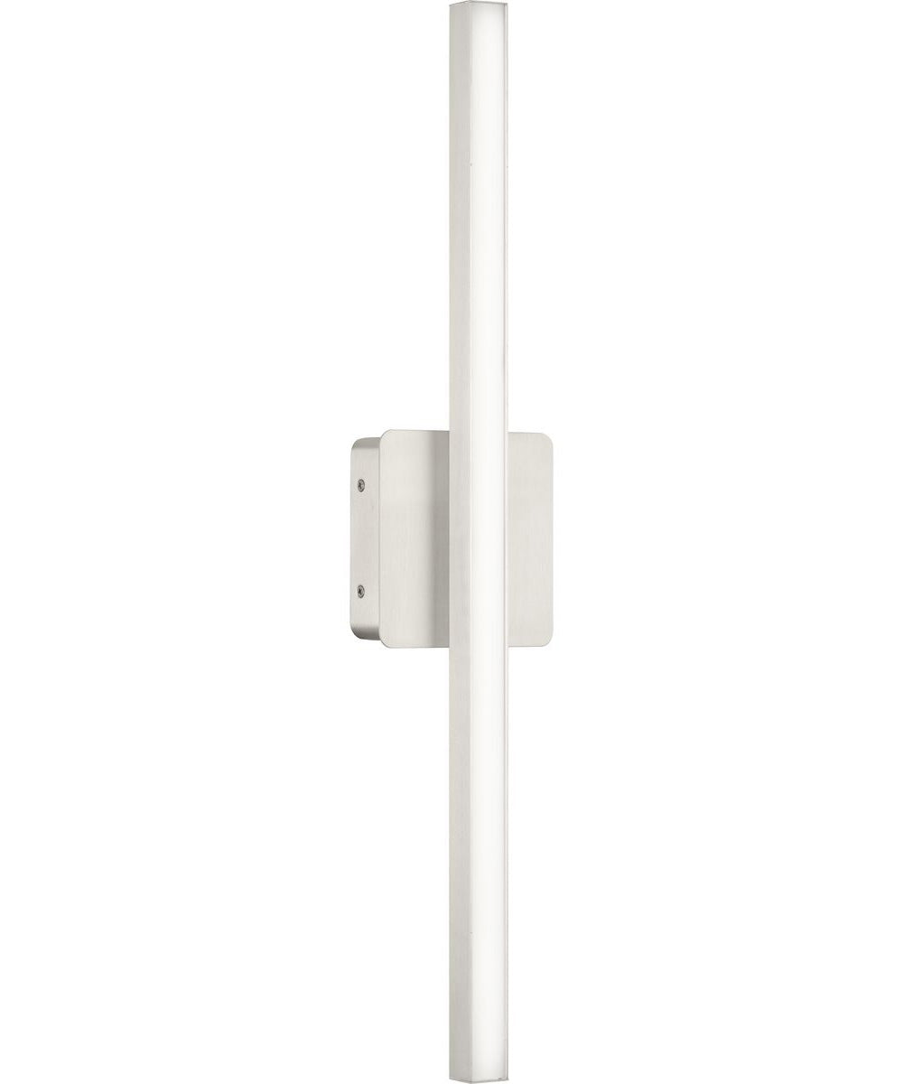 Phase 4 24 in. Medium Modern Integrated 3CCT Integrated LED Linear Vanity Light Brushed Nickel