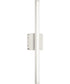 Phase 4 24 in. Medium Modern Integrated 3CCT Integrated LED Linear Vanity Light Brushed Nickel