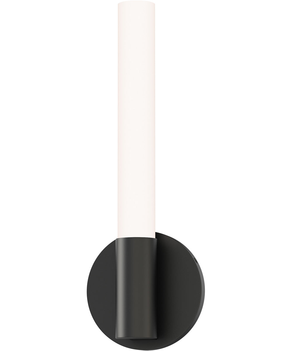 Tubi 14 inch 5CCT LED Wall Sconce Black