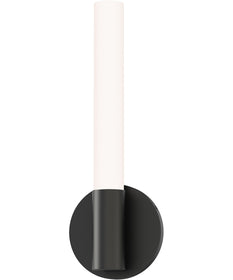 Tubi 14 inch 5CCT LED Wall Sconce Black