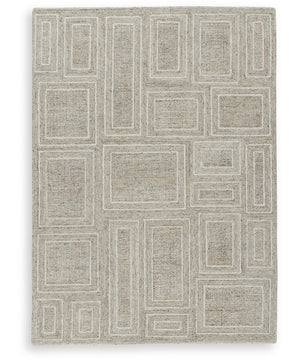Brickburgh Medium Rug Gray/Ivory/Honey
