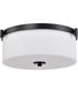 Liam 3-Light Close-to-Ceiling Matte Black