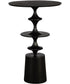 Flight Textured Black Accent Table